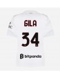 AC Milan Mario Gila #34 Venkovní Dres pro Dámské 2026-27 Krátký Rukáv